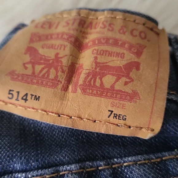 Levi 514 Straight Leg Kids Jeans - Picture 3 of 10